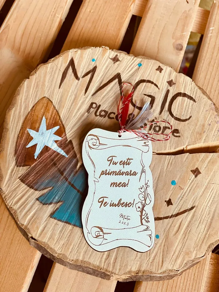 Mărțișor cu ambalaj personalizat