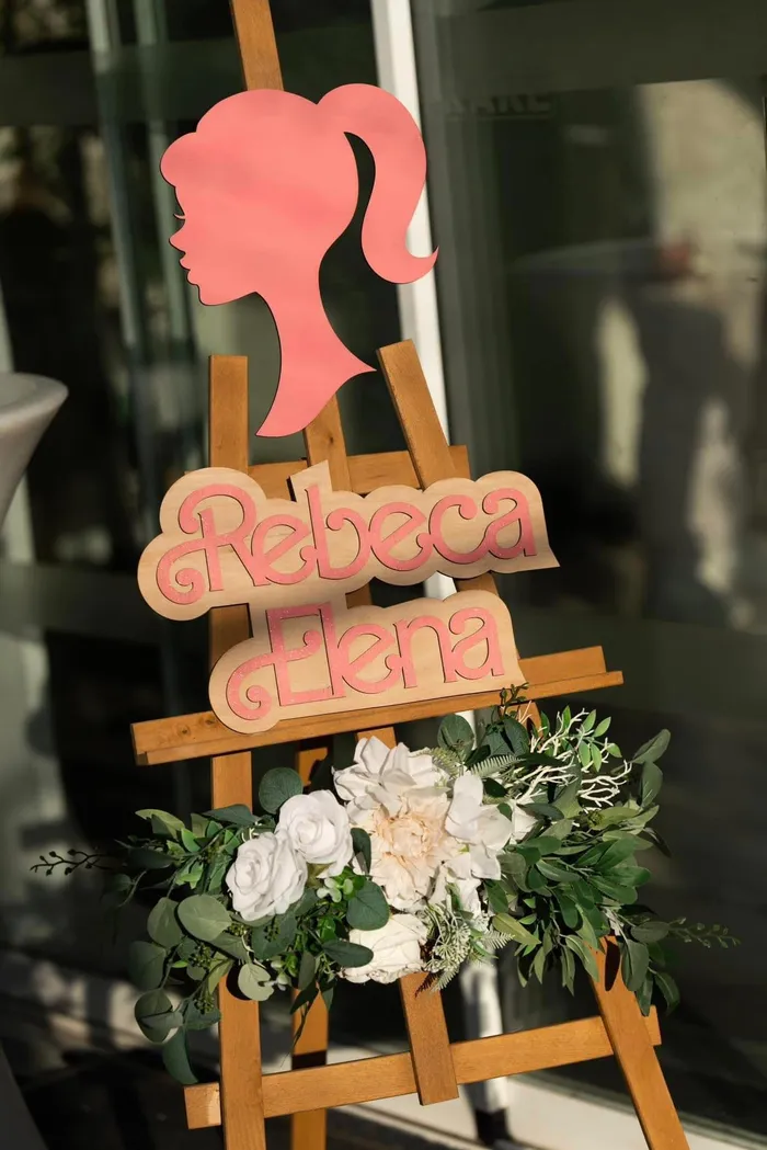 Element decorativ pentru botez gravat