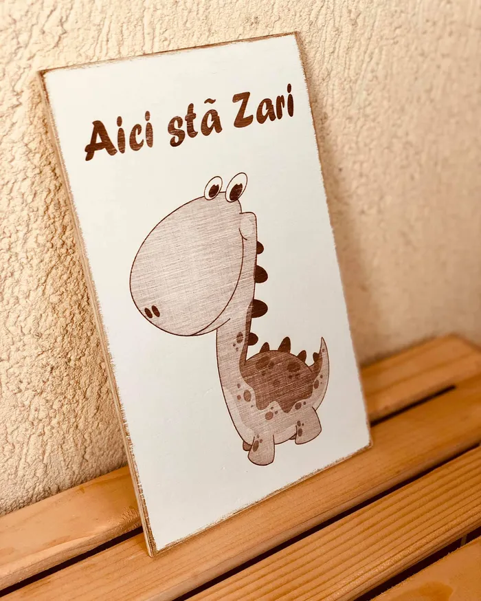 Fotogravură pe lemn detaliată